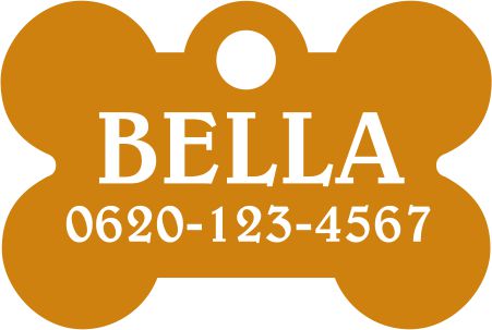 Kutya - macska biléta - Csont alakú