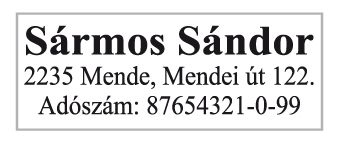 Trodat 4910 P4.0 TA - kulcstartóval