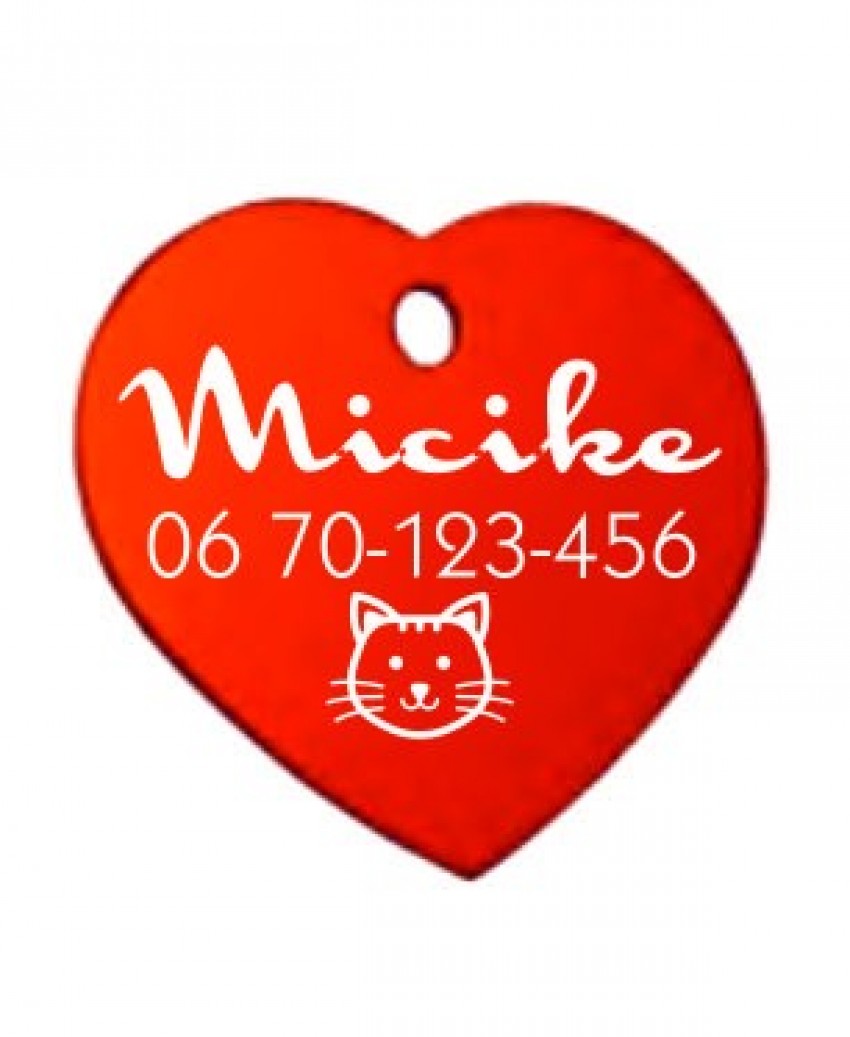 Kutya - macska biléta - szív új