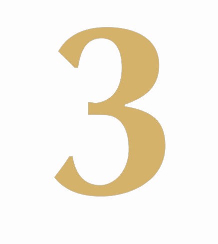 Lézervágott betűk/számok 2,3 mm